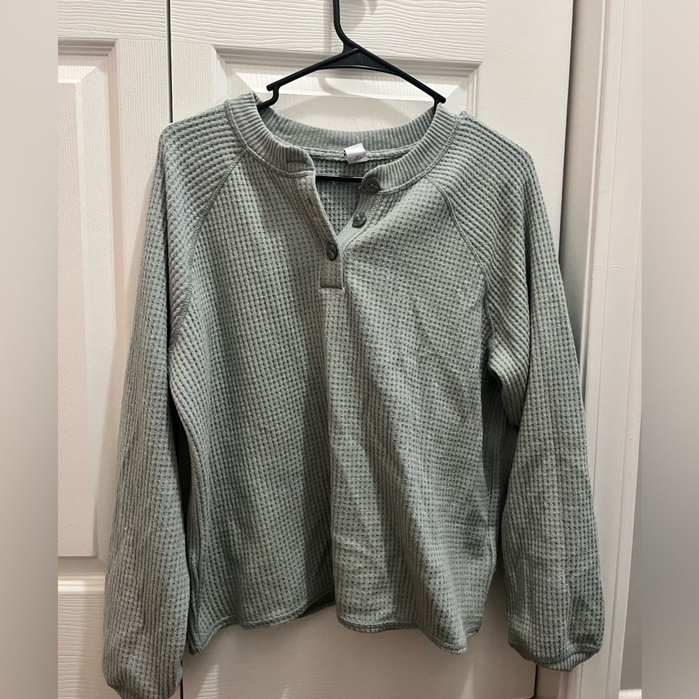 NWT Old Navy Waffle Henley